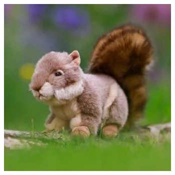 plyšák Pluszowa wiewiórka szara