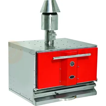 Zahradní gril Gril na dřevěné uhlí, červený, 740x745x650/1210 mm | RESTO QUALITY, RQ.PKF-40-K