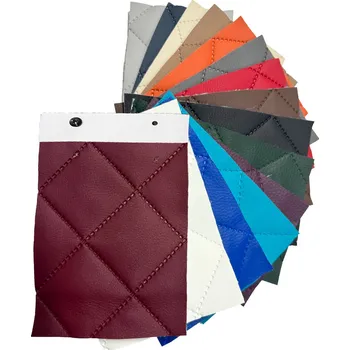 Vzorník potahových látek Eko kůže Prošívaná Ultra 5x5 cm, 11x16 cm