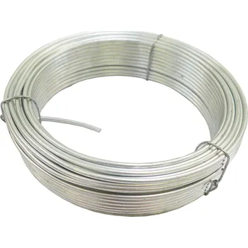 Příslušenství pro plot TOPTRADE drát napínací, pozinkovaný, O 3,4 mm / 26 m (TOPTRADE drát napínací, pozinkovaný, O 3,4 mm / 26 m)