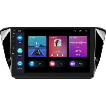 Autorádio Podofo 2DIN autorádio PEV63 Android, Škoda Superb III