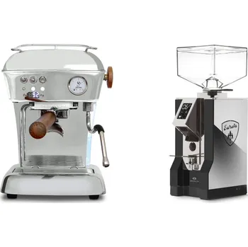 Set domácích spotřebičů Ascaso Dream PID, leštěný hliník + Eureka Mignon Specialita, NX…