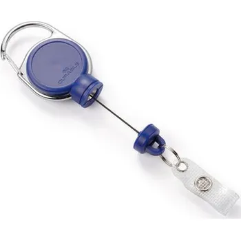 Držák jmenovek "Extra strong", tmavě modrá, výsuvný, patent, DURABLE 832907