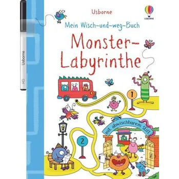První čtění Mein Wisch-und-weg-Buch: Monster-Labyrinthe - Jane Bingham