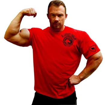 Pánské tričko Bizon Gym Triko 225 - červená XXL Červená