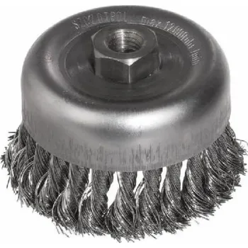 Drátěný kartáč Szczotpol Kartáč na tupo, kroucený drát 80mm, závit M14
