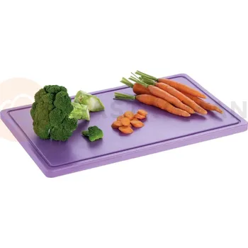 Granitový dřez Deska ke krájení 530x325x24 mm, fialová | BARTSCHER, PRO 53x32 LI-R