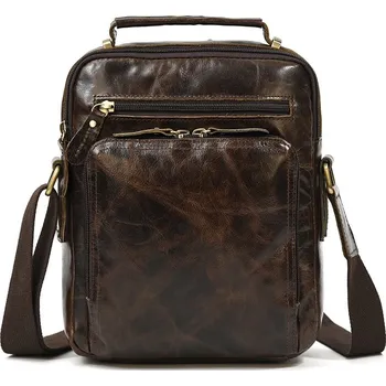 Pánska kožená taška cez rameno NW477 Barva (Varianta): Kávová