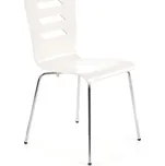 Jídelní židle Heaven, bílá / stříbrná