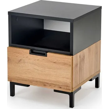 Noční stolek Noční stolek Silvia III, černá