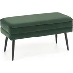 Taburet Velva 1, zelená / černá