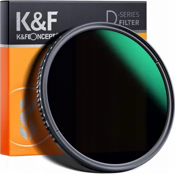 K&F filtr plně šedý nastavitelný ND3-ND1000 67mm / KF01.1835