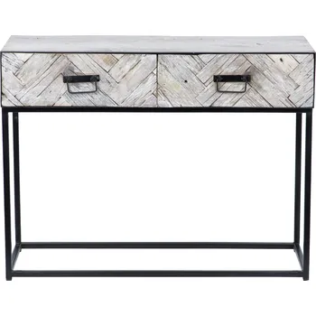 Konzolový stolek Stylový konzolový stolek Mango White 100cm