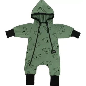 ESITO teplákový overal rostoucí Koala olivová vel. 80-86 cm