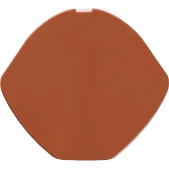 betonová krytina KM BETA Hřebenová ucpávka hladká elegant višňová