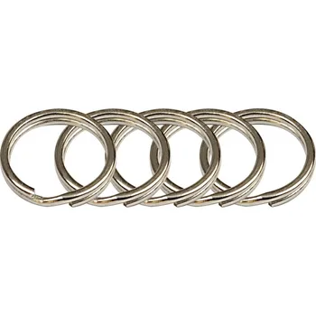 Kroužky na klíče 15 mm, 5 ks, chrom