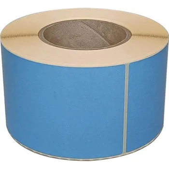 Samolepící etiketa Etikety 84x210mm, vellum, modrá, D76, 500 ks na roli