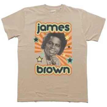 Merch James Brown: James Brown Unisex T-shirt: Stars (xx-large) XXL