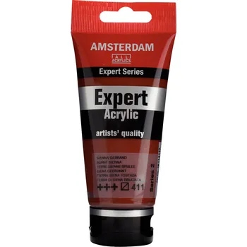 Vodová barva Akrylová barva Amsterdam Expert - 411 Burnt Sienna Objem: 75 ml