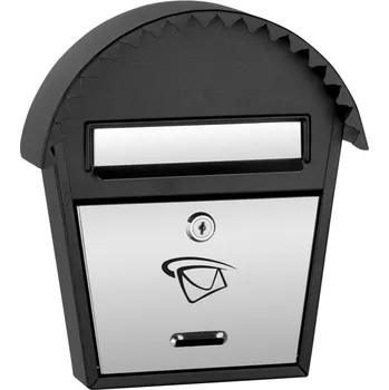 Poštovní schránka Poštovní schránka domeček LUX15 - černo-bílá