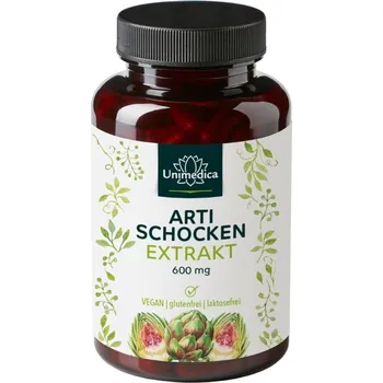 Přírodní produkt Unimedica extrakt z Artyčoky 600 mg, 150 kapslí