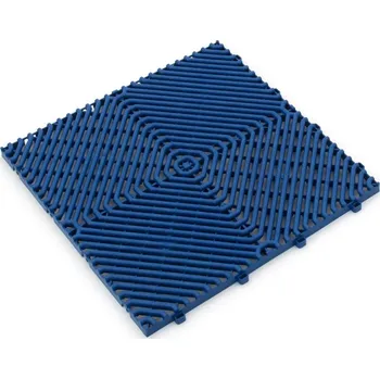 Venkovní dlažba Plastová dlažba Linea Rombo 39,5 x 39,5 x 1,7 cm, modrá