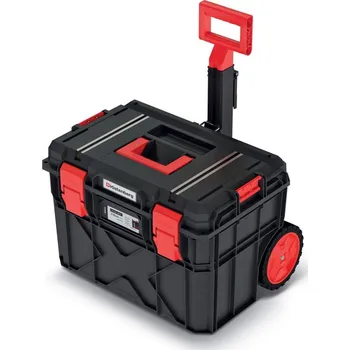 Kufr s kolečky A, 40 cm, upínací lišty, černá