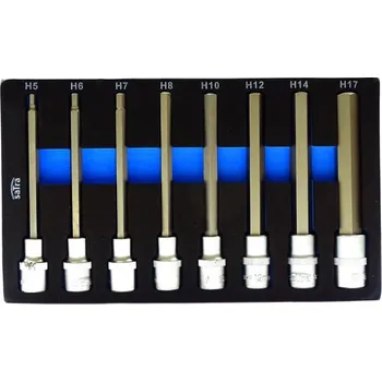 Klíč SATRA Imbusové klíče HEX 140mm 1/2' H5-17, vložka do dílenského vozíku