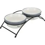 Set keramických Misek se stojánkem-ryba 2x0,25 l/ 12,5 cm