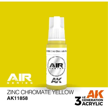 Modelářská barva AK Interactive Zinc Chromate Yellow 17ml AK11858