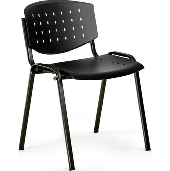 Jednací židle Konferenční židle Troy I - černé nohy, černá