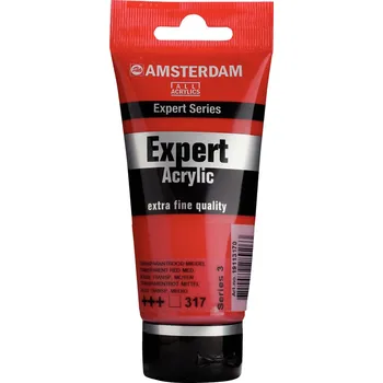 Vodová barva Akrylová barva Amsterdam Expert - 317 Transparent Red Medium Objem: 75 ml