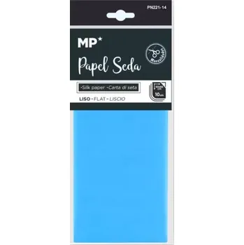 Kancelářský papír Hedvábný papír 17g sv. modrý 50x66/10 listů