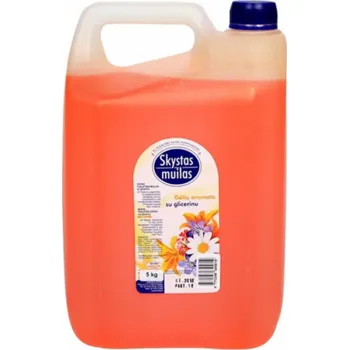 Mýdlo Tekuté mýdlo s glycerinem, 5 l, gelová vůně