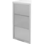 Horní skříňka skleněná Vento GV-40/72 levá, bílá