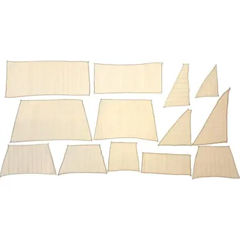 RC model lodě Dušek Dušek Nuestra Senora 1687 1:72 - sada plachet AS_KR-21223S