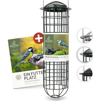 Krmítko pro ptáka REAVET Krmný sloupek na lojové koule - více barev (výška 31 cm) Barva: Zelená