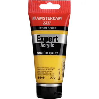 Vodová barva Akrylová barva Amsterdam Expert - 272 Transparent Yellow Medium Objem: 75 ml