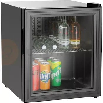 Lednice Chladící skříň s prosklenými dveřmi 46 l, 435x480x520 mm | BARTSCHER, 700183