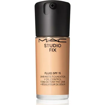 Make-up MAC Cosmetics Studio Fix Fluid SPF 15 24HR Matte Foundation + Oil Control matující make-up SPF 15 odstín NC17 30 ml