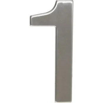 Domovní číslo Domovní číslo 1", RN.95L, nerez"