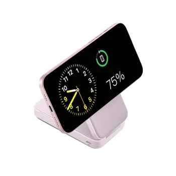 Powerbanka MagSafe Powerbanka se stojánkem Anker Mag-Go 6600 mAh Qi2 15W Barva: Levandulová