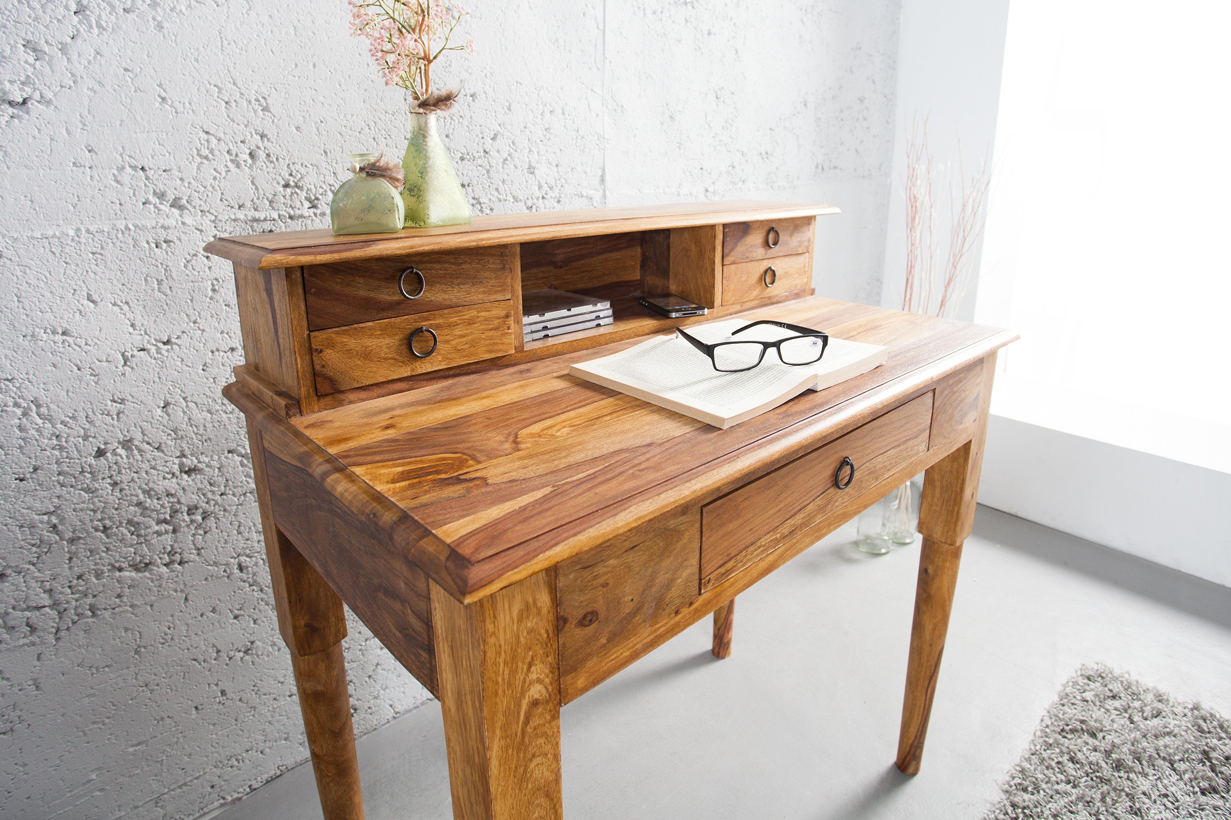 Sekretář Hemingway 90 cm palisandr