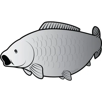 Samolepicí dekorace na vozidlo Nálepka kapr SILVER