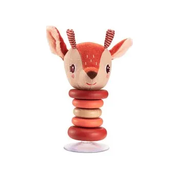 Lilliputiens - houpací chrastítko s přísavkou - jelínek Stella