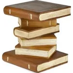 Dřevěný podstavec pod rostliny White Books 40 cm