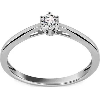 Prsten Zásnubní prsten s diamantem Melany ROYBR169A + dárkové balení LUXUS zdarma