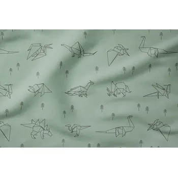 Teplákovina DINO / OLIVA Typ teplákoviny: nepočesaná – š. 160 cm (EL, 240 g)