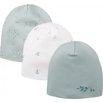 Čepice Eevi Dětská čepice PETITE zelená (3ks) - 56