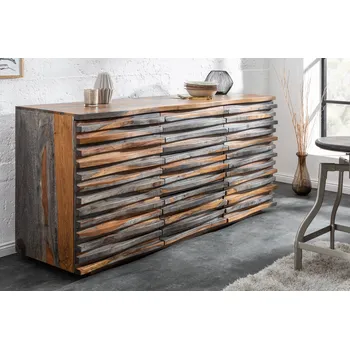 Organizace kuchyně Masivní příborník Relief 160cm palisandr smoke grey